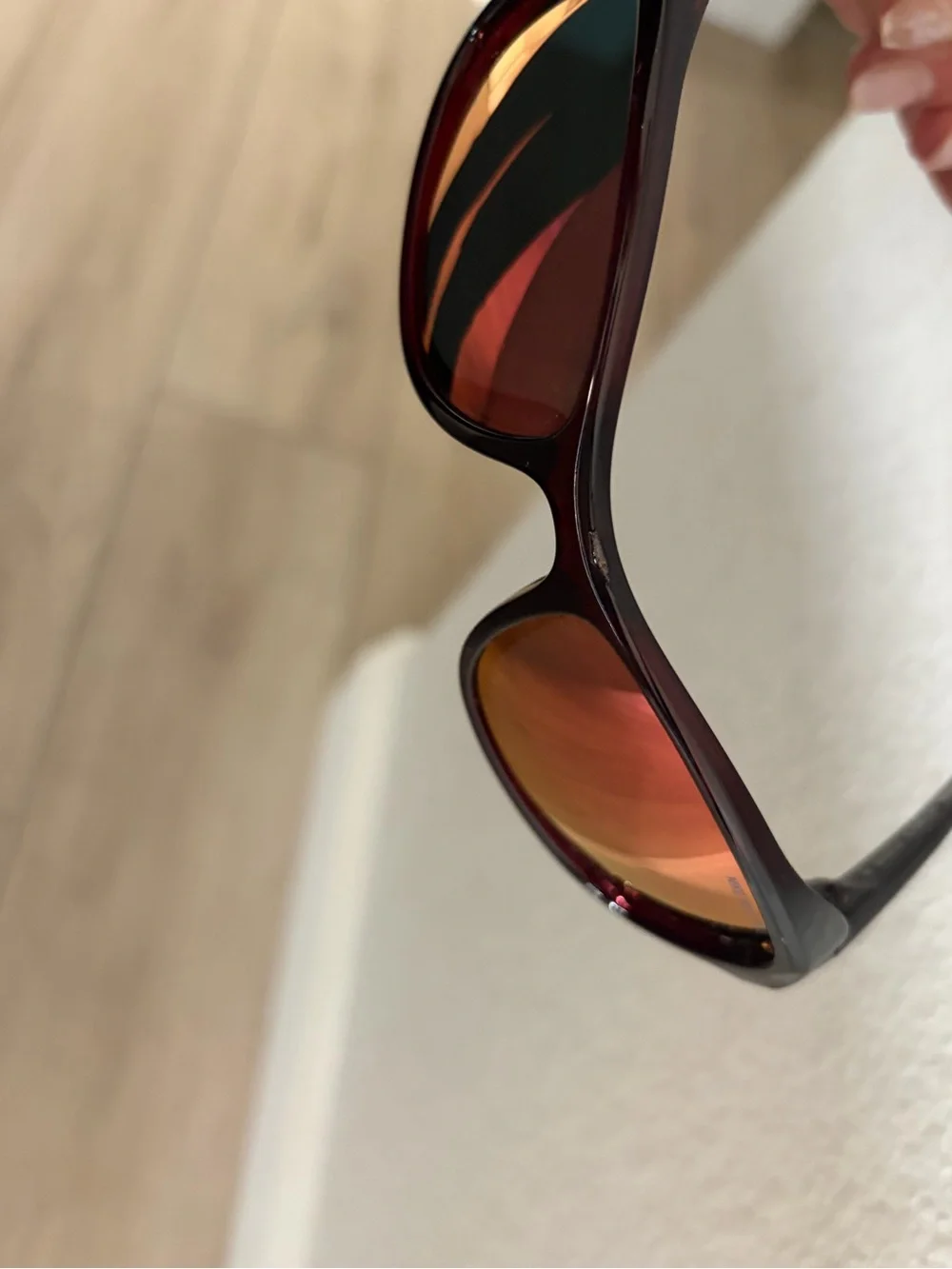 Nike Women's Sunglasses with Red Mirror Lenses